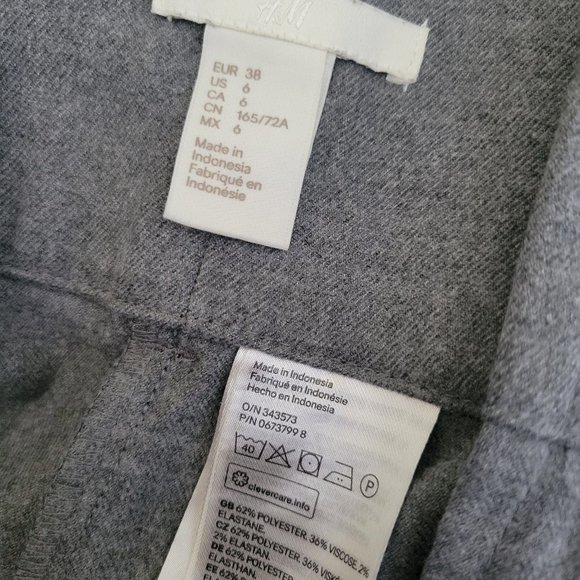 H&M Gray paperbag trousers - Picture 6 of 6